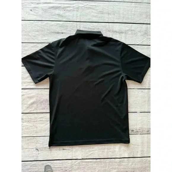 Nike Men's Dri-FIT Golf Polo Shirt Black Size M Short Sleeve - Picture 3 of 4